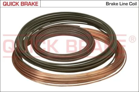 Гальмівна трубка 50m (3/16\'\') Copper/мідна QUICK BRAKE 1911 CU RING