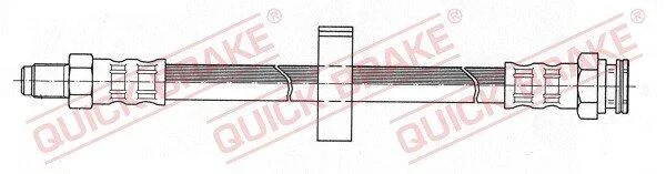 Гальмівний шланг QUICK BRAKE 32.108 (фото 1)