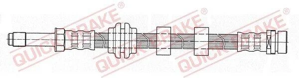 Гальмівний шланг QUICK BRAKE 32.963 (фото 1)