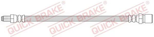Гальмівний шланг QUICK BRAKE 37.038 (фото 1)