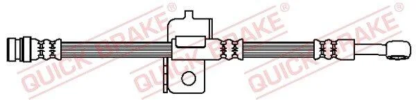 Гальмівний шланг QUICK BRAKE 50.895 (фото 1)
