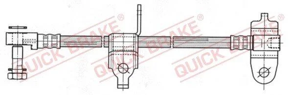 Гальмівний шланг QUICK BRAKE 59.976X (фото 1)
