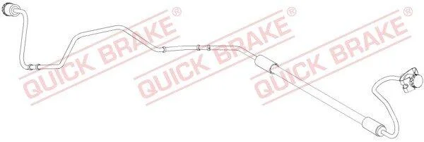 Гальмівний шланг QUICK BRAKE 96.014 (фото 1)