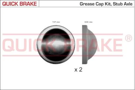 Ковпачок, підшипник колеса QUICK BRAKE 9829K