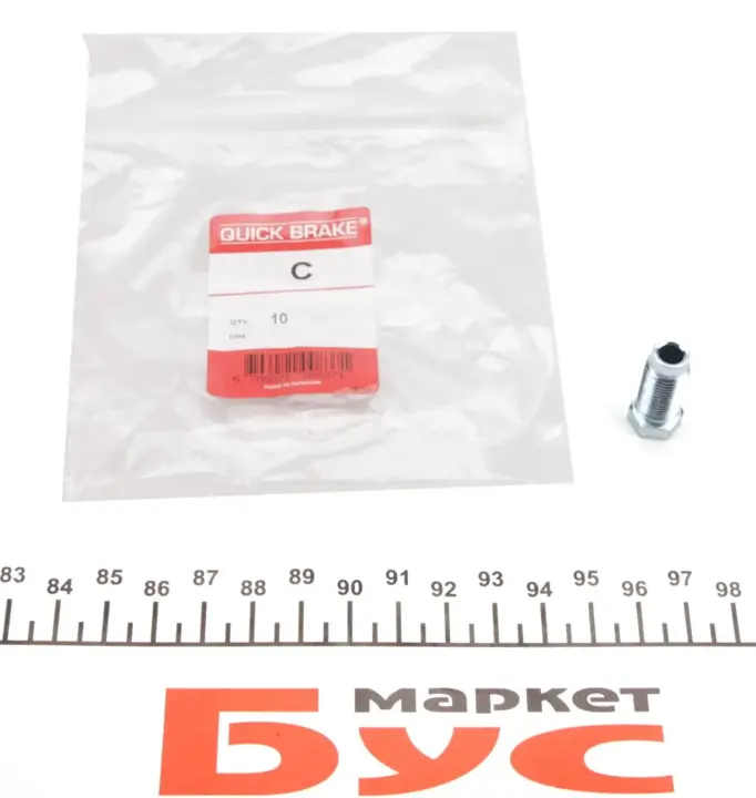 Фітинг гальмівної трубки QUIK BRAKE QUICK BRAKE C (фото 1)