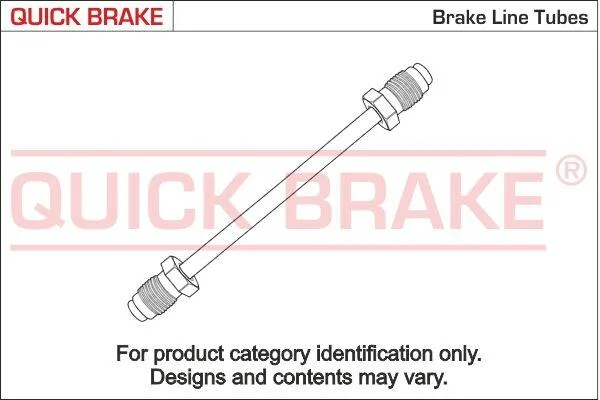 CU-1040A-A Трубопровід ручного гальма QUICK BRAKE CU1040AA (фото 1)