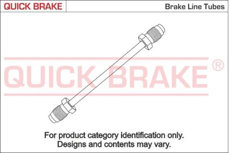 Трубопровід ручного гальма QUICK BRAKE CU-1040A-A
