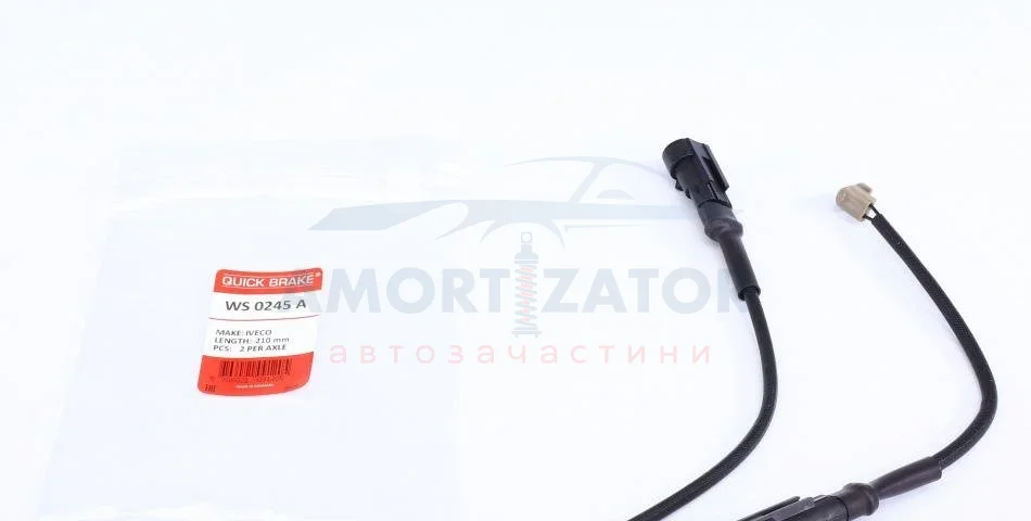 Датчик зносу гальмівних колодок QUICK BRAKE WS 0245 A (фото 1)