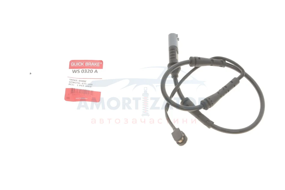 Датчик зносу гальмівних колодок QUICK BRAKE WS 0320 A (фото 1)