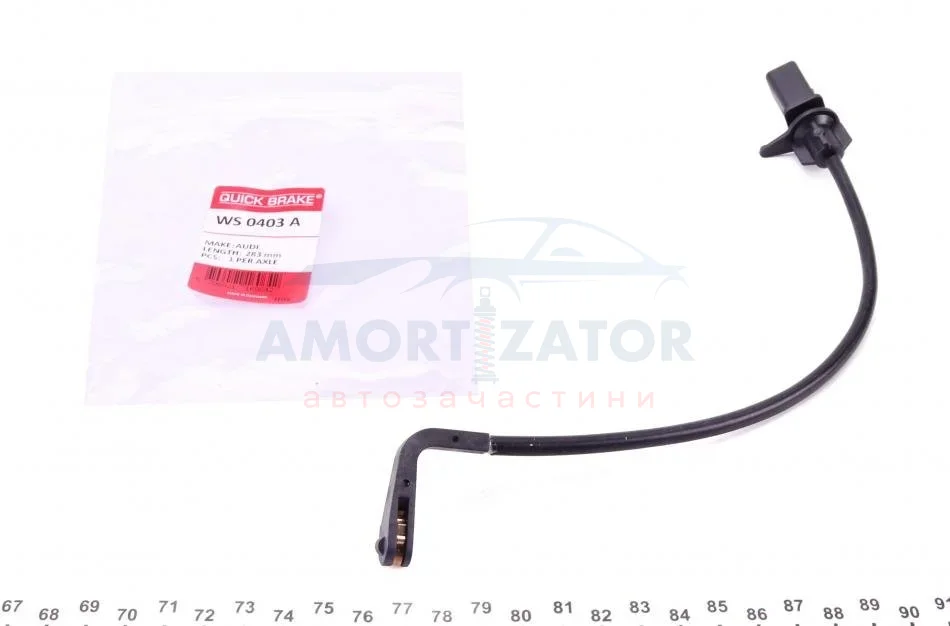 Датчик зносу гальмівних колодок QUICK BRAKE WS 0403 A (фото 1)