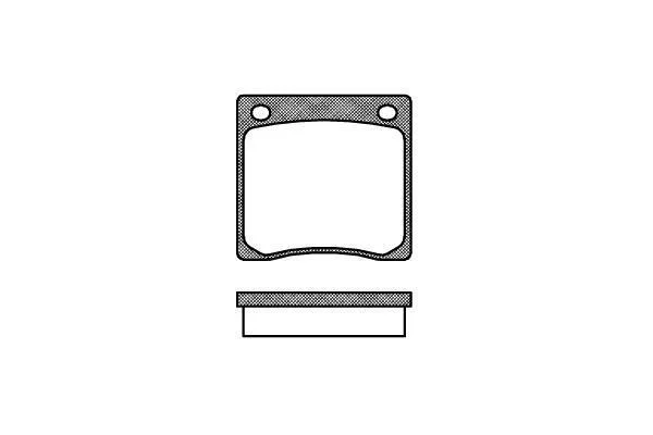 CITROEN гальмівні колодки задн. ZX 91-,Xsara,Peugeot 206-309,Renault 19,Clio,Megane I REMSA 0067.00 (фото 1)