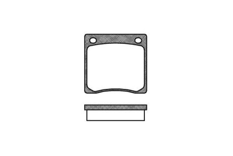 CITROEN гальмівні колодки задн. ZX 91-,Xsara,Peugeot 206-309,Renault 19,Clio,Megane I REMSA 0067.00