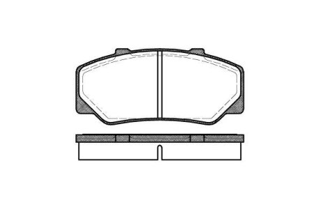 VOLVO Колодки тормозные передние 740,760,760 82- bendix REMSA 0176.00