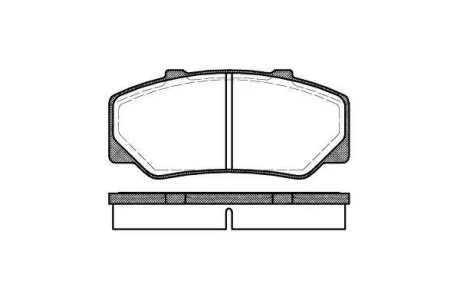 VOLVO Колодки тормозные передние 740,760,760 82- bendix REMSA 0176.00