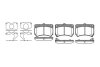 KIA гальмівні колодки передн. Rio -02 MAZDA 323 -94 REMSA 0212.32 (фото 1)