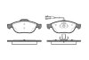 ALFA гальмівні колодки передн. 156 97- REMSA 0660.22 (фото 1)