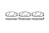 HYUNDAI гальмівні колодки передні H-1,Santa Fe 01-,SsangYong Actyon,Kyron,Rexton 02- REMSA 0771.02 (фото 1)