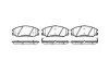 HYUNDAI гальмівні колодки передні H-1,Santa Fe 01-,SsangYong Actyon,Kyron,Rexton 02- REMSA 0771.02 (фото 1)