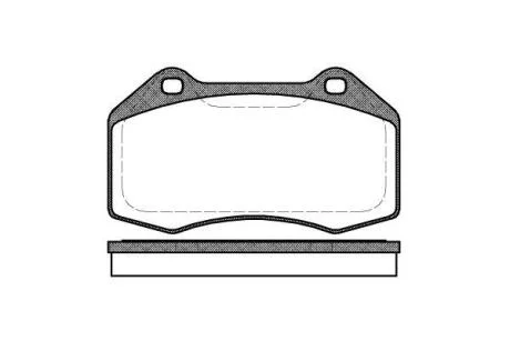 FORD гальмівні колодки передн.Focus,Transit,Tourneo 1,8 /16V 02- REMSA 1113.00