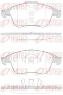 Колодки гальмівні дискові REMSA 1350.30