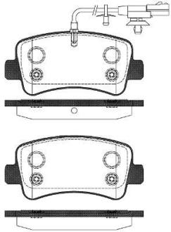NISSAN гальмівні колодки задн. NV400 (X62, X62B) dCi 100 11-16 REMSA 1439.11