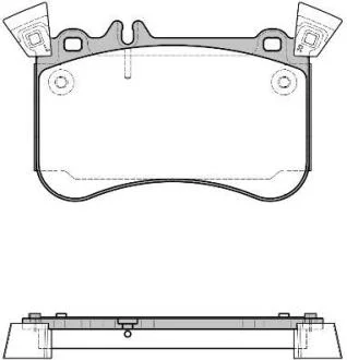DB Гальм. колодки передн. A-CLASS (W176) A 45 AMG 4-matic (176.052) 13-18 REMSA 1465.10