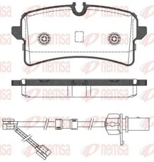 Колодки гальмівні дискові REMSA 1505.02