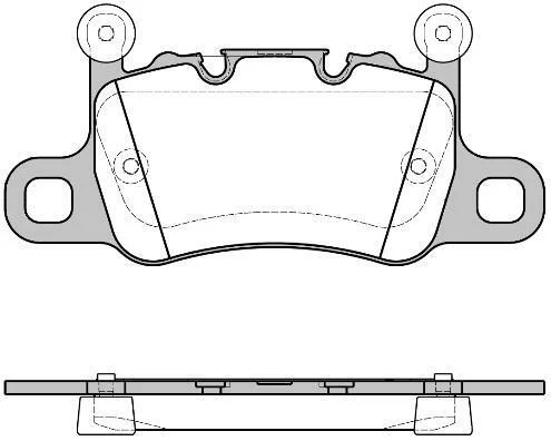 LAND ROVER Гальмівні колодки задні DISCOVERY IV (L319) 3.0 4x4 13-18, PORSCHE 911 (991) 3.8 Turbo 13-20 REMSA 1598.10 (фото 1)