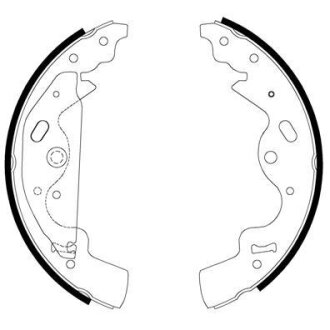 LANDROVER Барабанні колодки FREELANDER 00- REMSA 4181.00