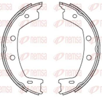 LAND ROVER колодки гальм. задні Freelander 06- REMSA 4755.00