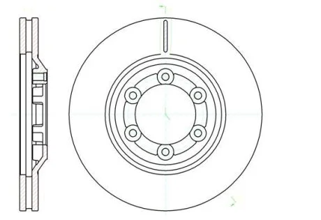 ISUZU Гальмівний диск передн. D-MAX I 02-, D-MAX II 12- REMSA 61193.10