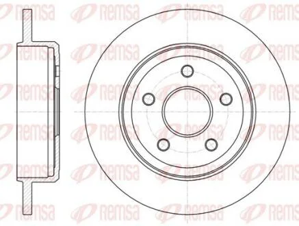 Гальмівний диск REMSA 61211.00