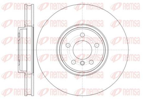 Диск гальм. передн. BMW X5 E70, X6 E71 REMSA 61333.10