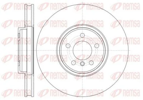 Диск гальм. передн. BMW X5 E70, X6 E71 REMSA 61333.10