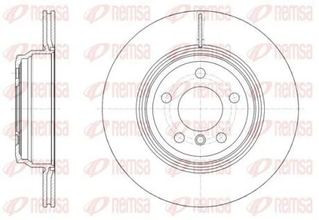 BMW Диск гальмівний задн. 3/F30, 4/F33 REMSA 61547.10