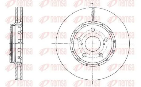 Диск гальмівний REMSA 61593.10