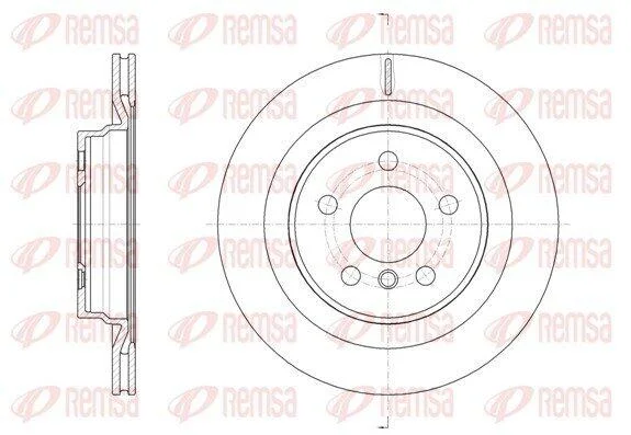 BMW Диск гальмівний задній 1/F40, X1/F48 REMSA 61632.10 (фото 1)