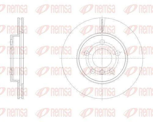 BMW Гальмівний диск i3 (I01) Range Extender 13- REMSA 62532.10 (фото 1)