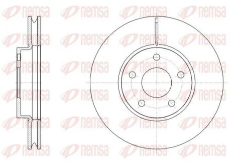 Диск гальм. передн. FORD FOCUS EcoBoost 18- REMSA 62533.10
