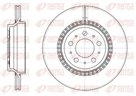 Диск гальмівний REMSA 6777.10