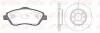 OPEL К-кт гальм. колодок + диски Combo 01-, Corsa C 1,0-1,8 00- REMSA 8774.06