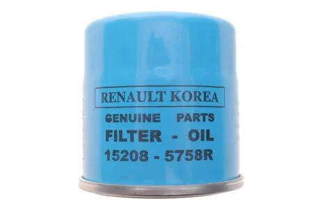 Фільтр масляний RENAULT 152085758R