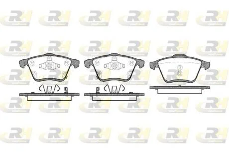 Гальмівні колодки дискові ROADHOUSE 21182.02