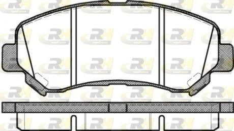 Гальмівні колодки дискові ROADHOUSE 21318.00