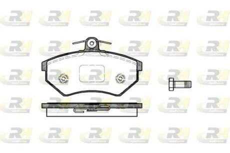Гальмівні колодки дискові ROADHOUSE 2134.50