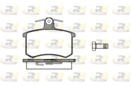 Гальмівні колодки дискові ROADHOUSE 2135.00