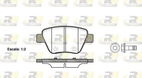 Гальмівні колодки дискові ROADHOUSE 21420.00