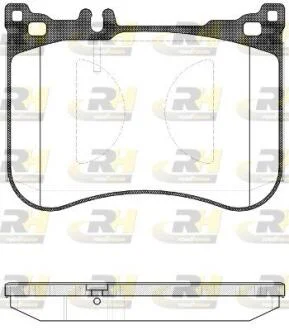 Гальмівні колодки дискові ROADHOUSE 21534.00