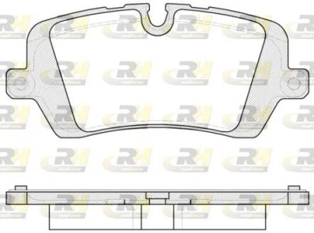 Гальмівні колодки дискові ROADHOUSE 21541.00