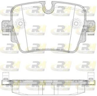 Гальмівні колодки дискові ROADHOUSE 21572.00